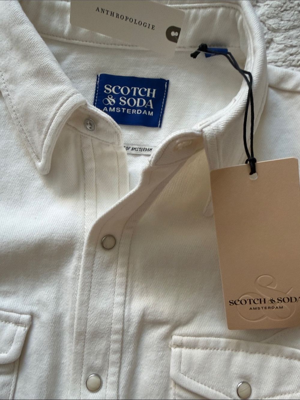 Anthropologie Scotch & Soda Cap Sleeve Fitted Top - Picture 6 of 16